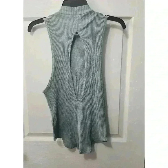 Prana Ribbed Tank Top in Light Blue - Picture 4 of 9